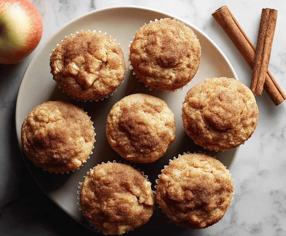 Easy Homemade Apple Cinnamon Muffins Recipe for Fall