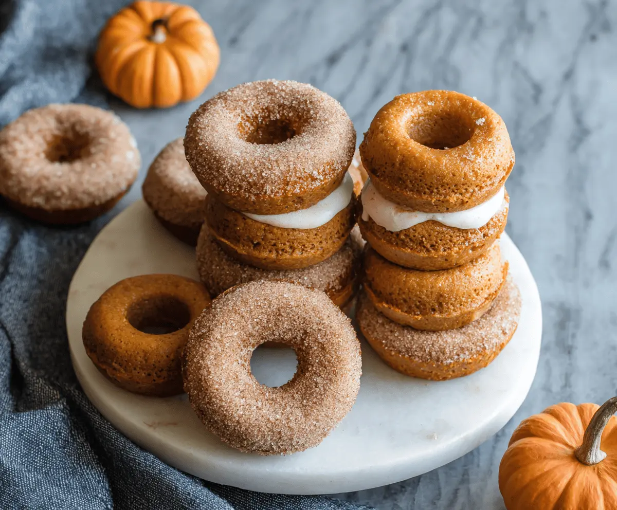 Baked Pumpkin Donuts