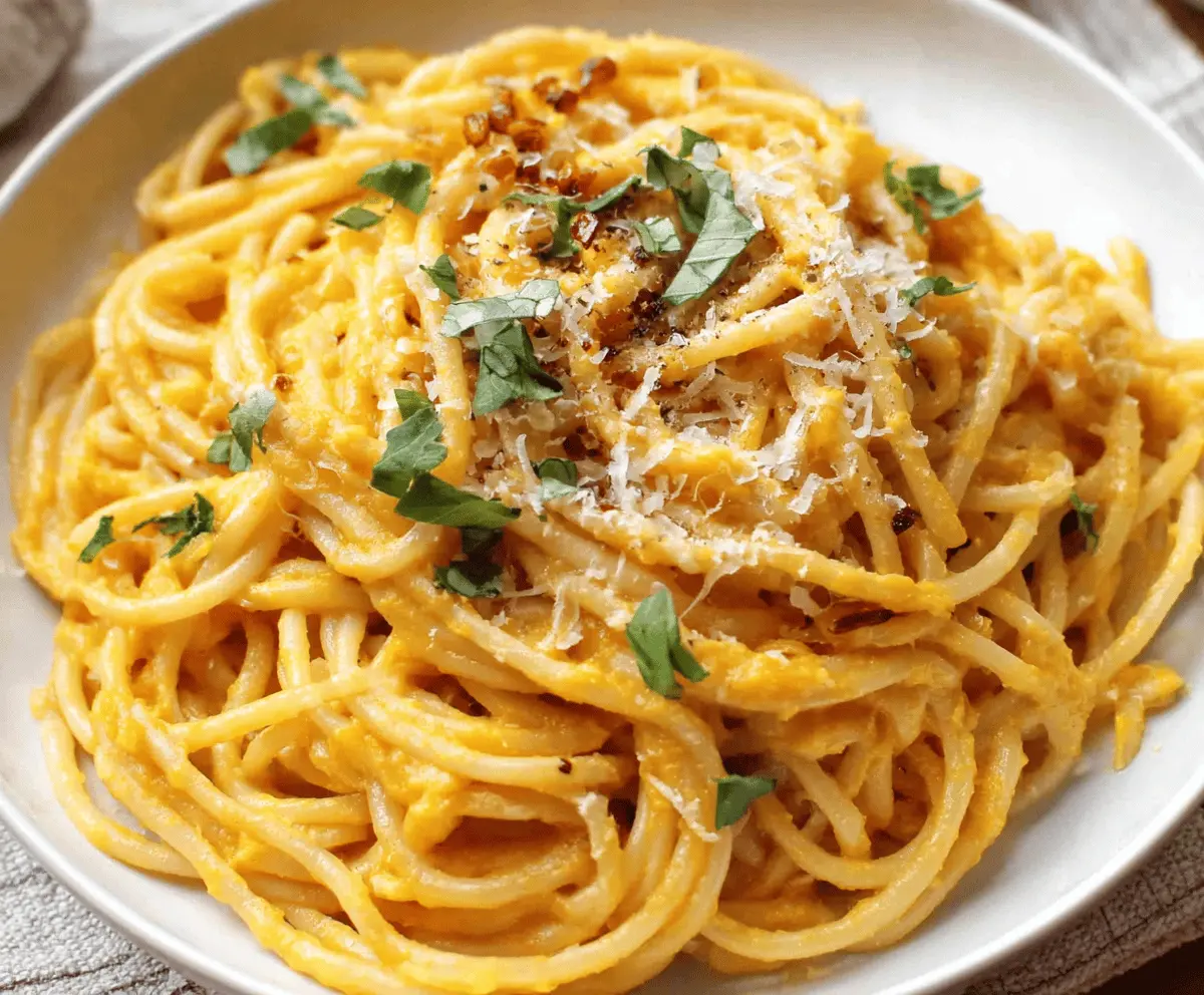 Creamy Butternut Squash Pasta Sauce Recipe – Easy & Delicious