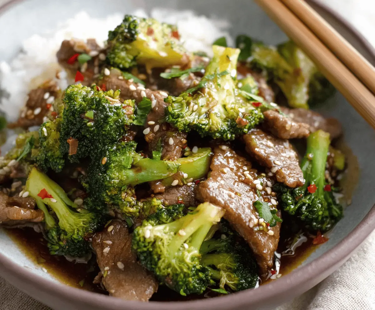 Easy Chinese Beef and Broccoli Recipe for Quick Dinner