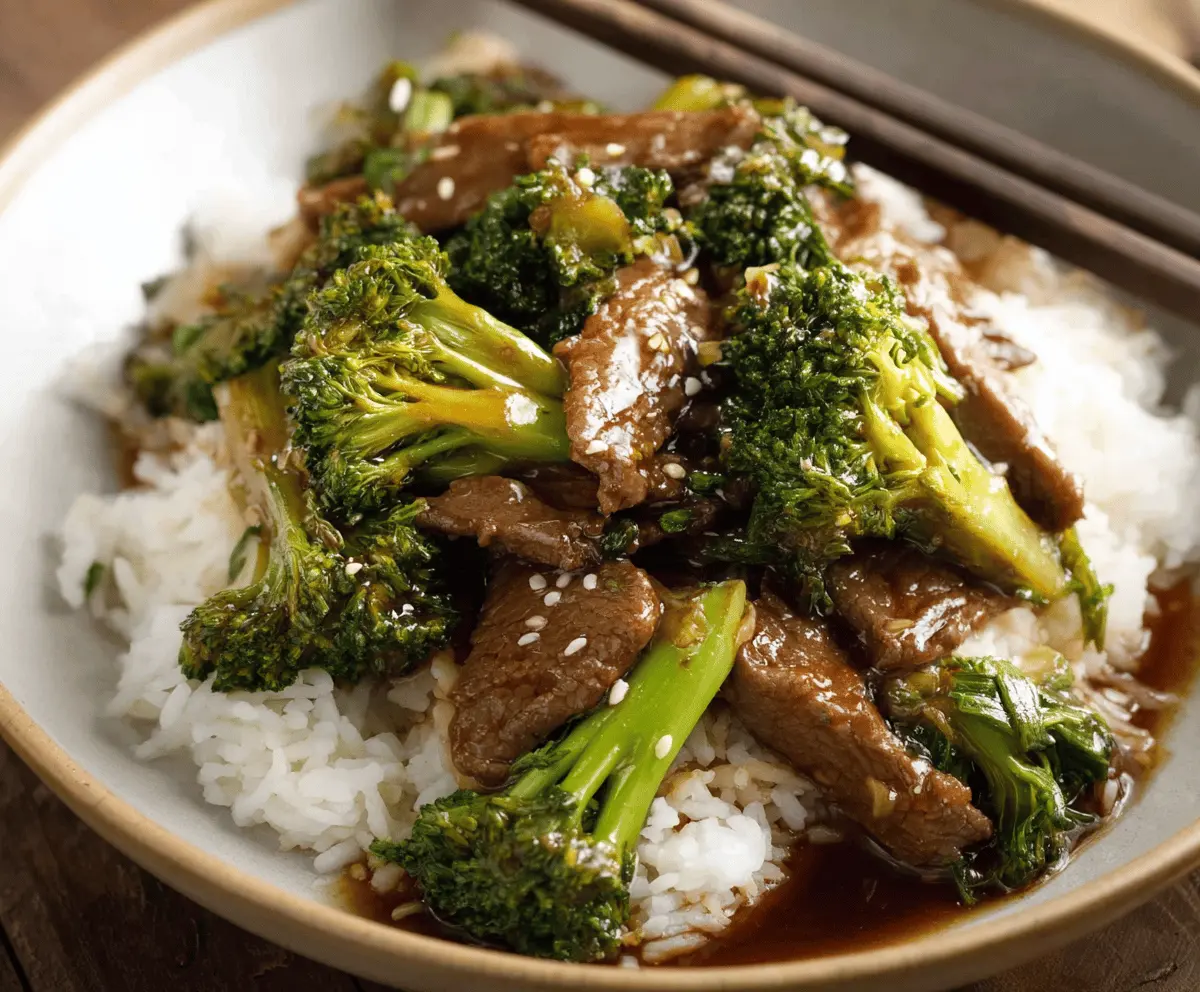 Easy Chinese Beef and Broccoli Recipe for Quick Dinner