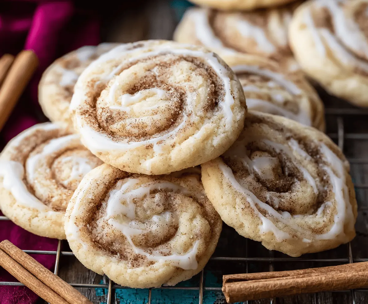 Irresistible Cinnamon Roll Sugar Cookies Recipe