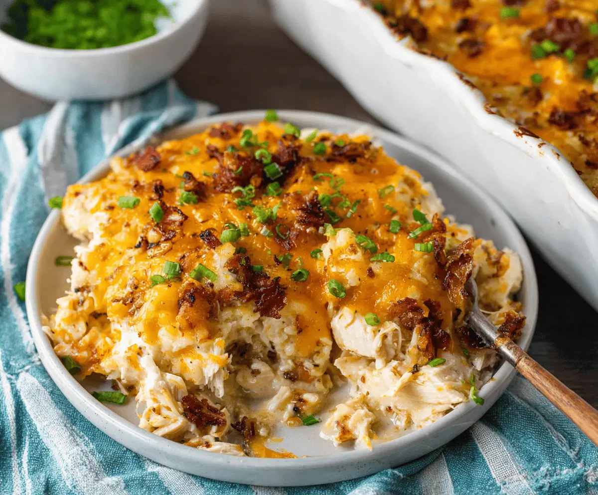 Crack Chicken Casserole Recipe