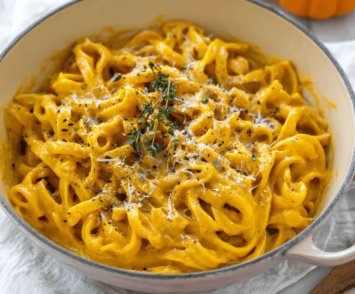 Creamy Pumpkin Pasta