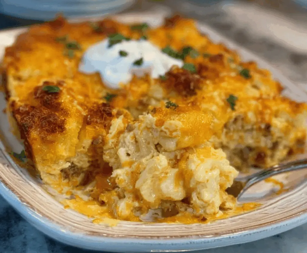 Delicious Dolly Partons 5-ingredient casserole ready in 30 minutes, perfect for quick family dinners