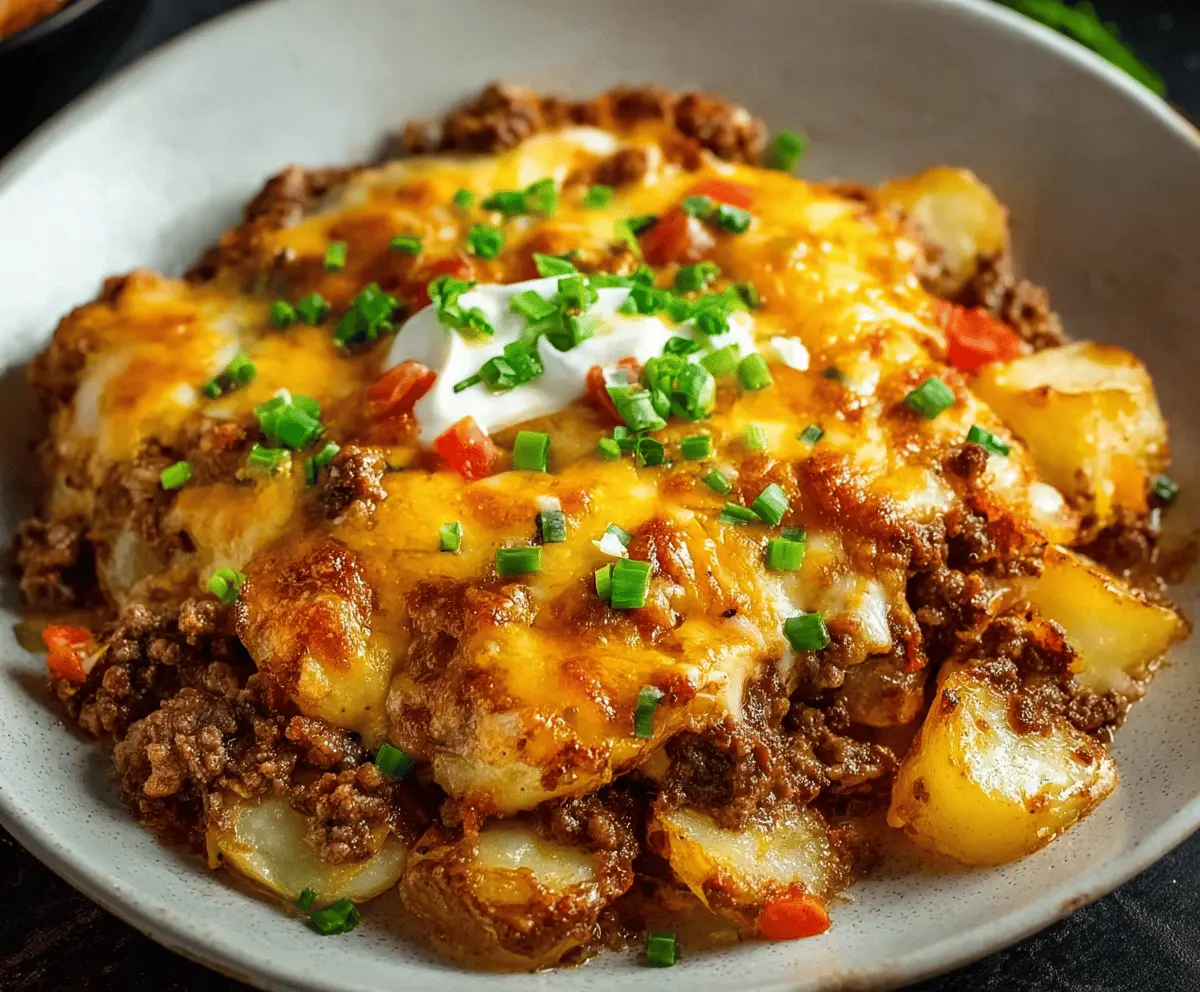 Easy Hobo Casserole with Ground Beef Recipe