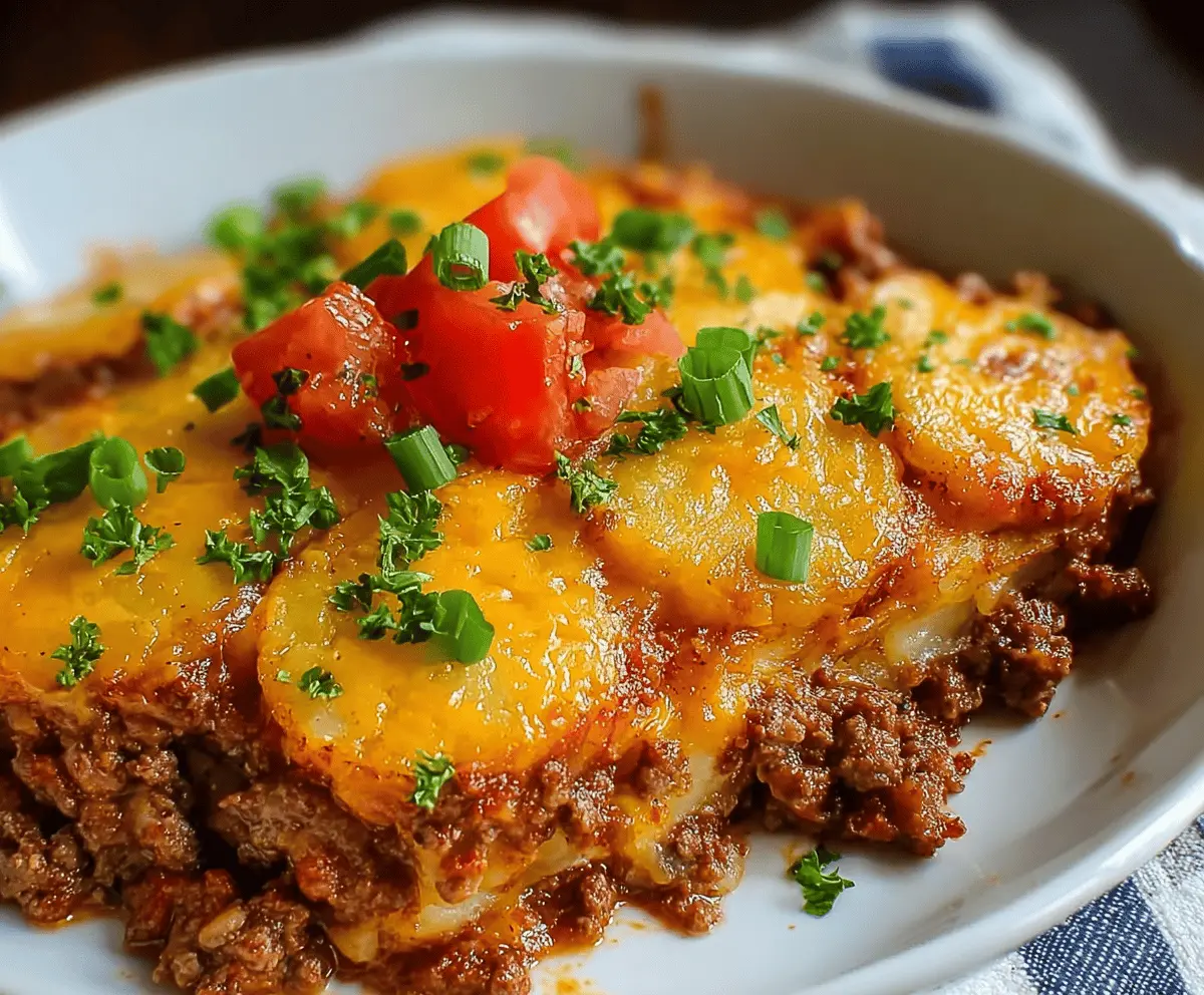 Easy Hobo Casserole with Ground Beef Recipe