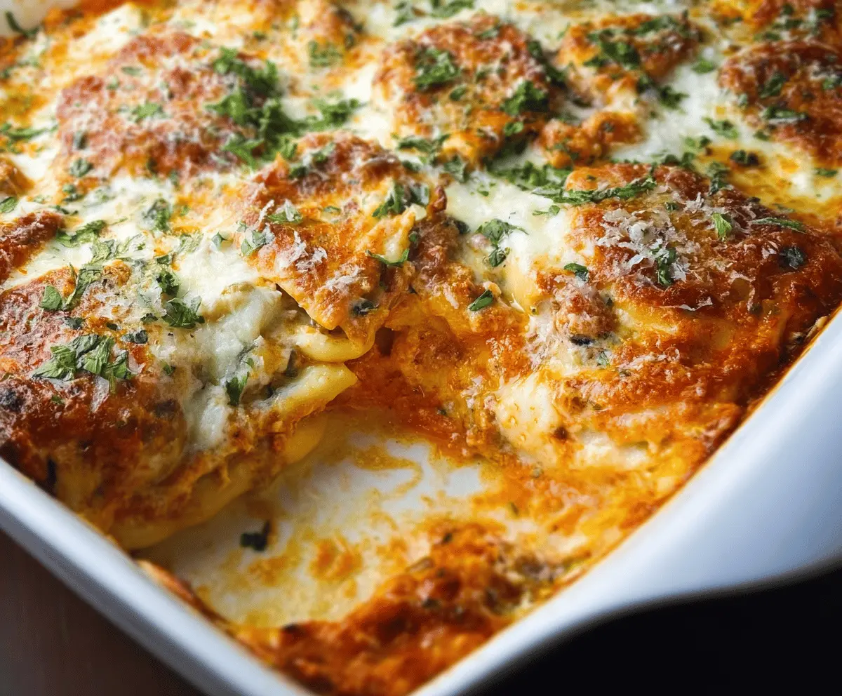 Million Dollar Ravioli C casserole