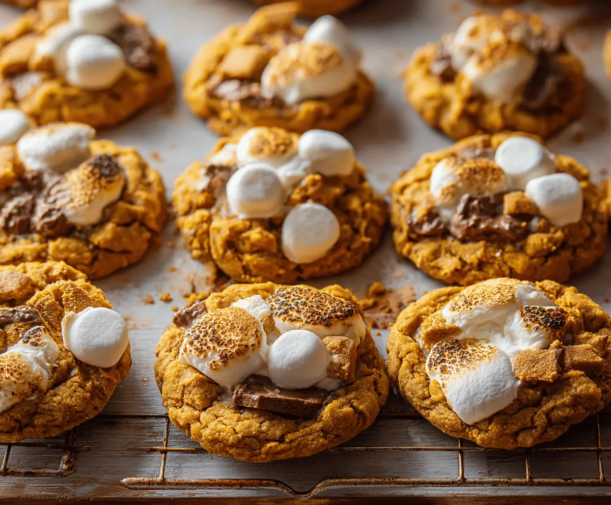 Easy Pumpkin S'mores Cookies Recipe – Fall Dessert Favorite