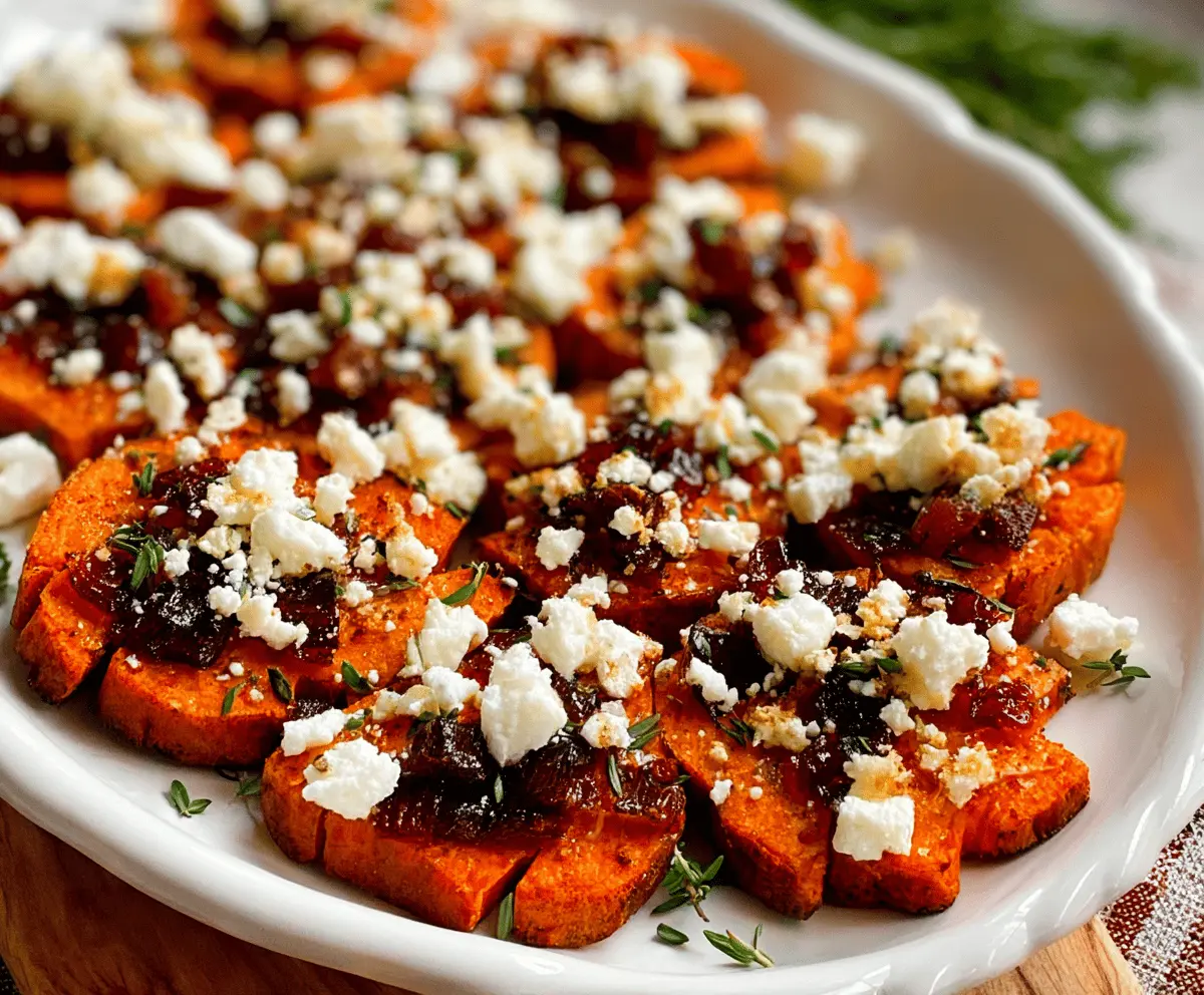 Sweet Potato Rounds with Honey and Feta – Easy Appetizer Recipe