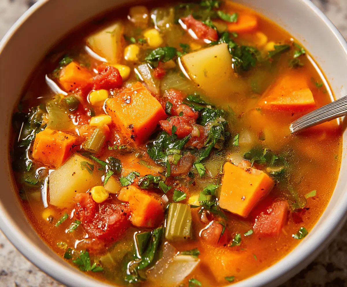 Sweet Potato Vegetable Soup