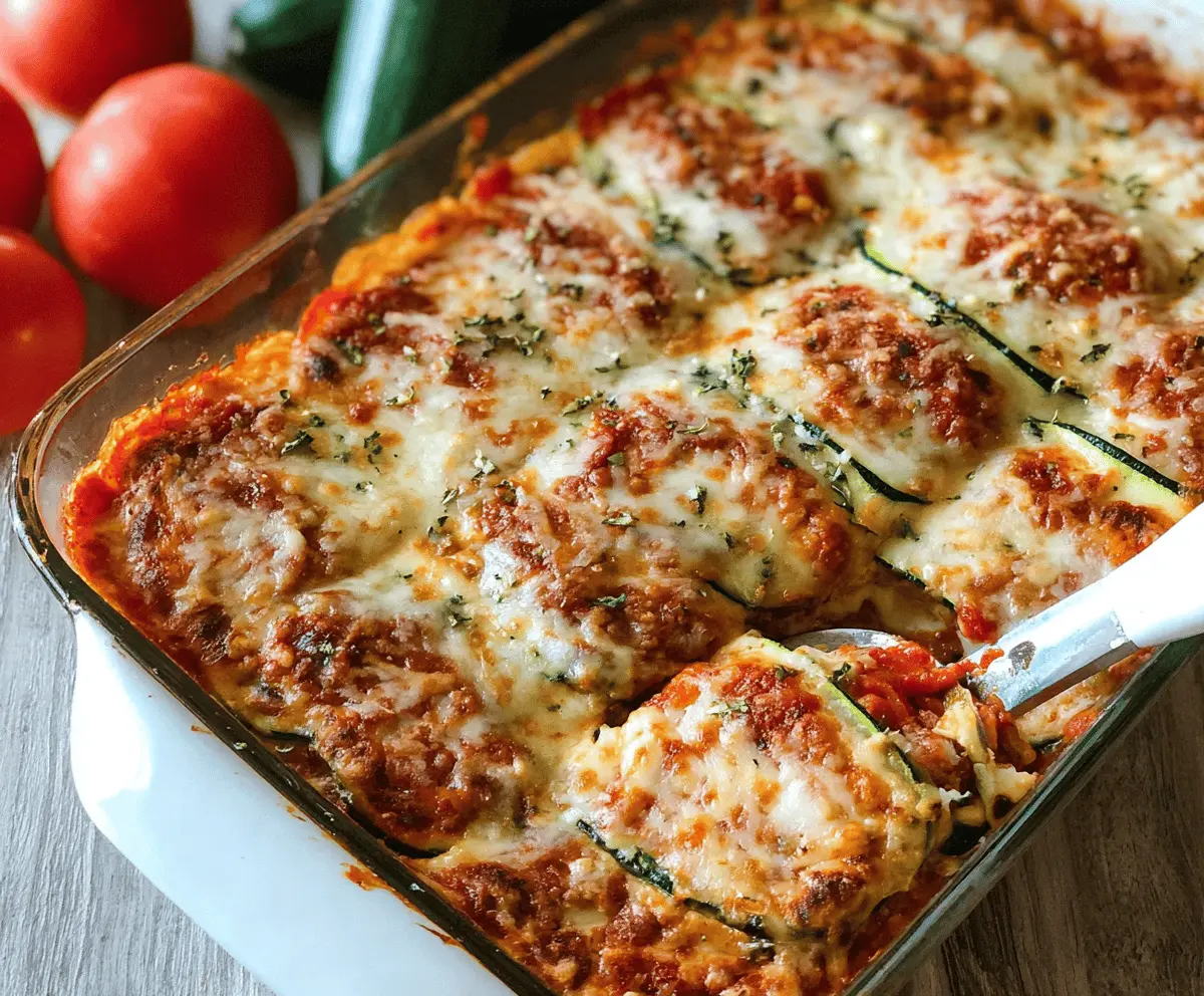 Zucchini Pizza Casserole