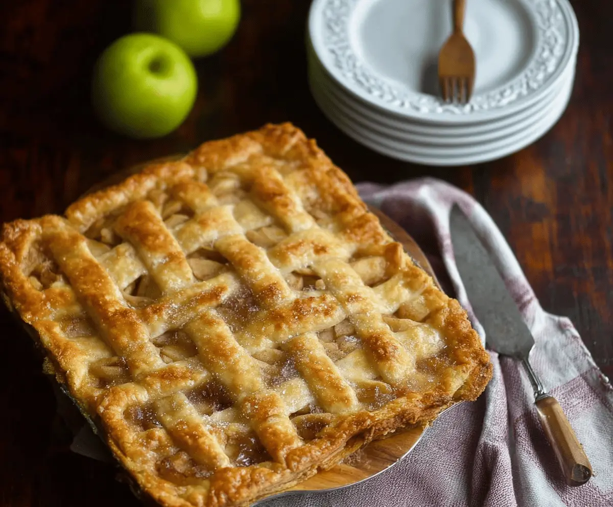 Easy Apple Slab Pie Recipe for Big Family Gatherings