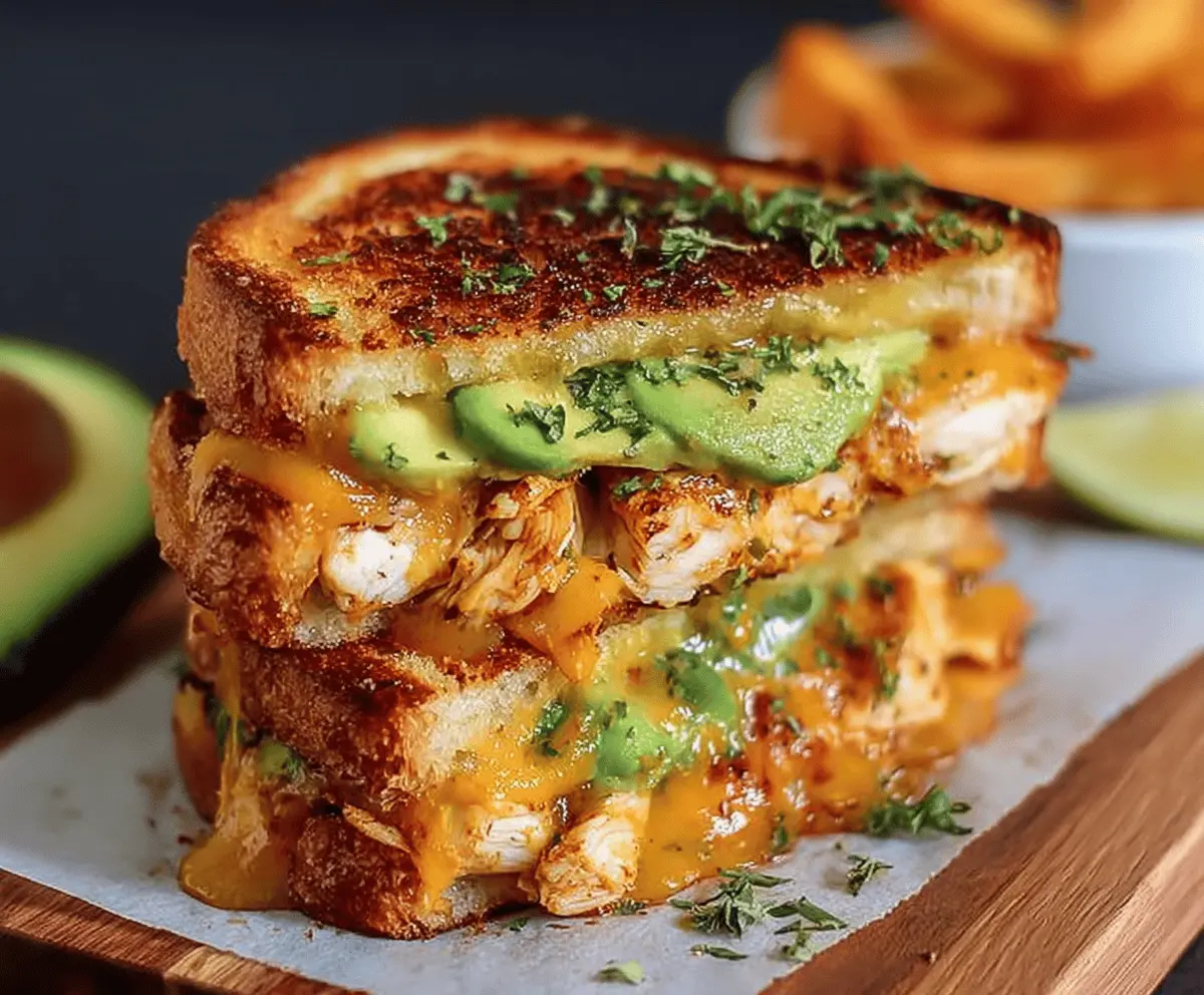 Cheesy Chicken Avocado Melt Recipe You’ll Love