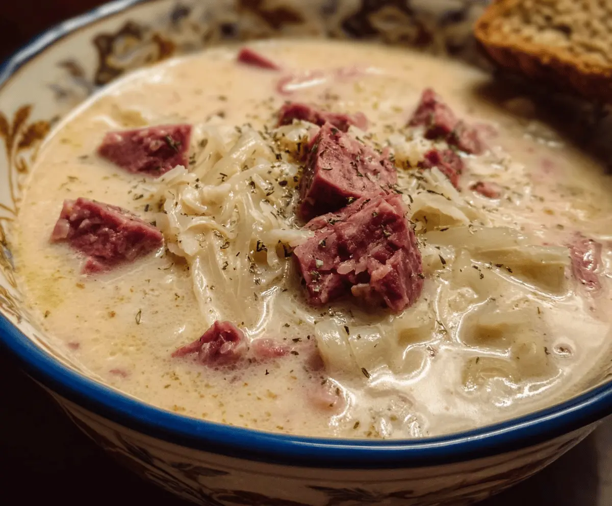 Easy Creamy Reuben Soup Recipe – Delicious & Comforting!