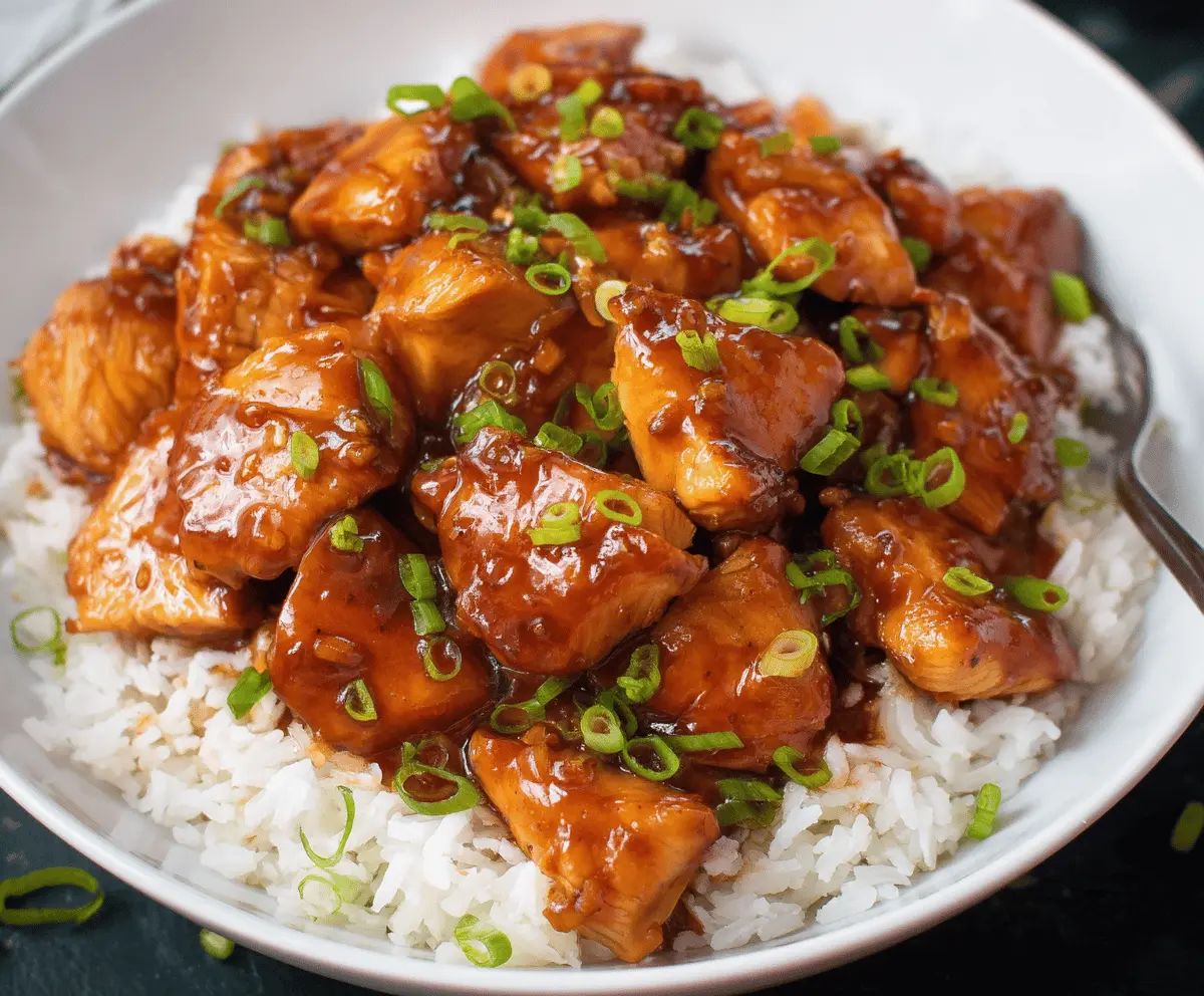 Easy Crock Pot Bourbon Chicken Recipe – Tender & Flavorful Slow Cooker Chicken
