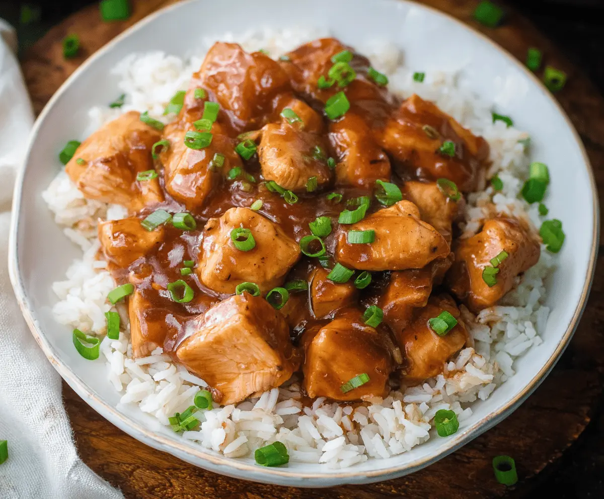 Easy Crock Pot Bourbon Chicken Recipe – Tender & Flavorful Slow Cooker Chicken