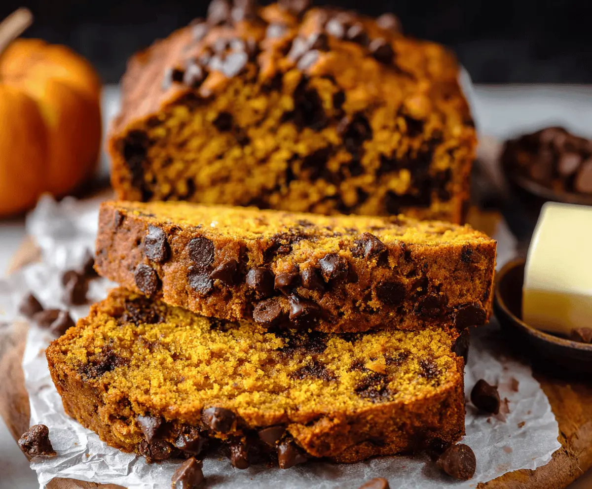 Decadent Pumpkin Chocolate Chip Bread Recipe