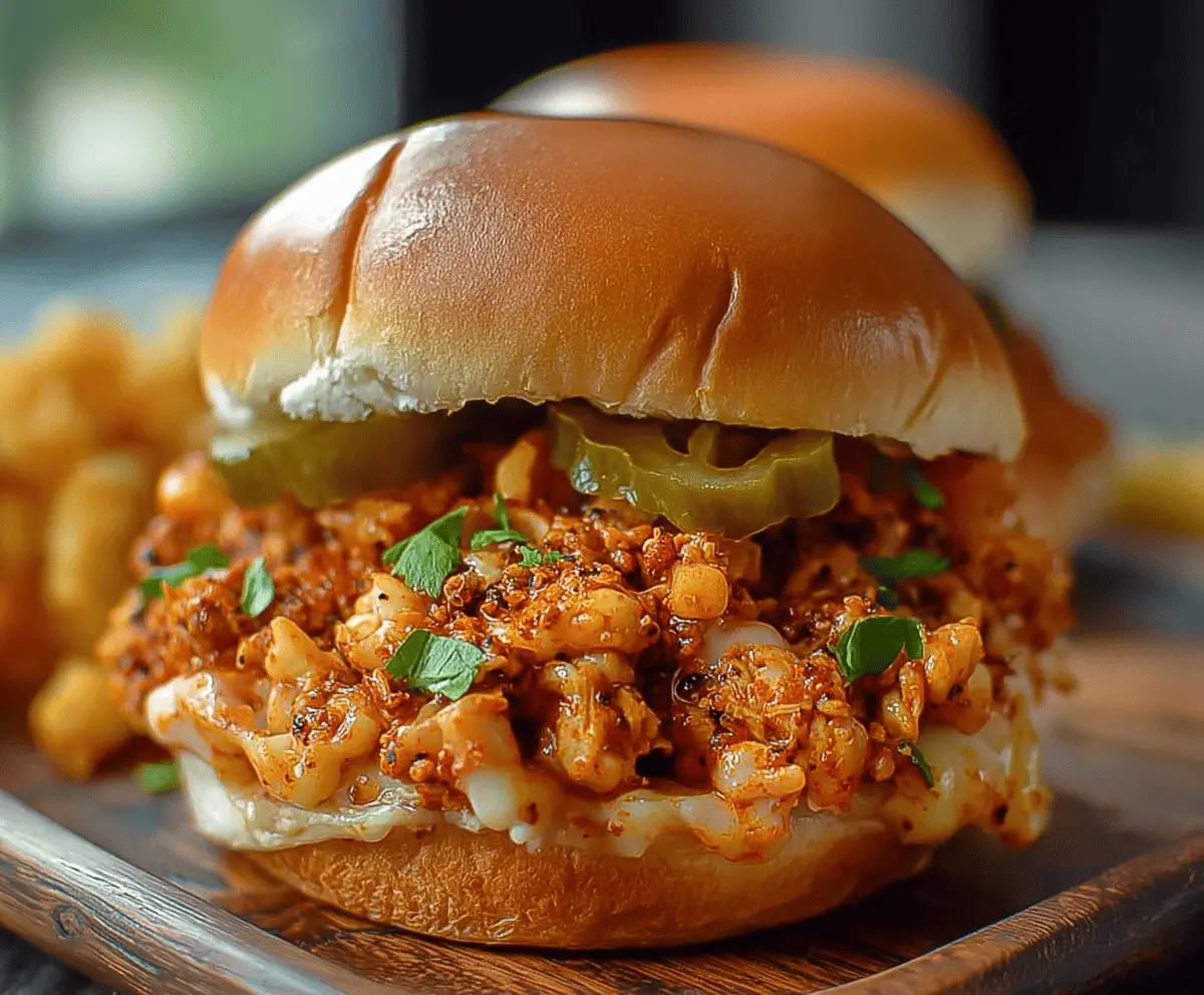 Easy Cajun Chicken Sloppy Joes – Quick & Spicy Dinner Recipe