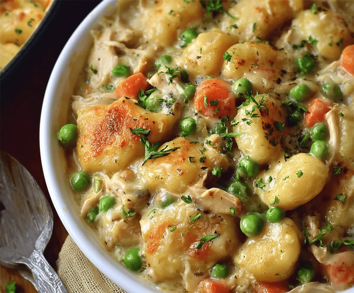 One Pot Gnocchi Chicken Pot Pie Recipe