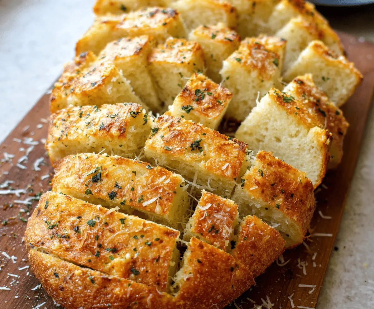 Easy Parmesan Garlic Artisan Bread Recipe – Fresh & Delicious!