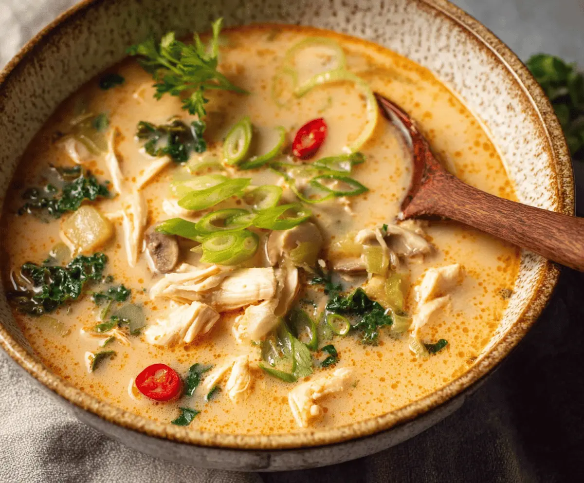 Easy and Delicious Thai Chicken Soup Recipe