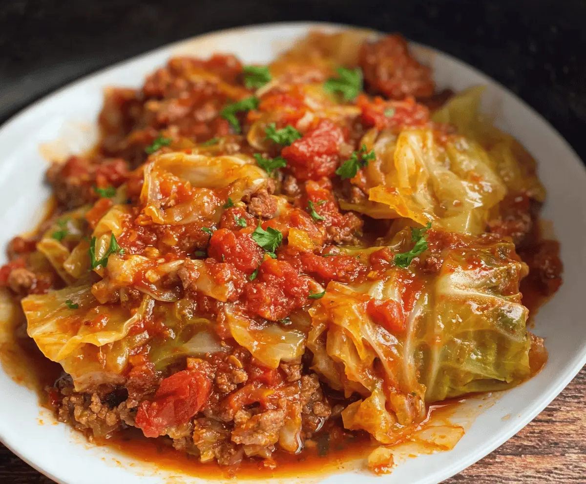 Easy Slow Cooker Unstuffed Cabbage Rolls Recipe – Comfort Food Made Simple