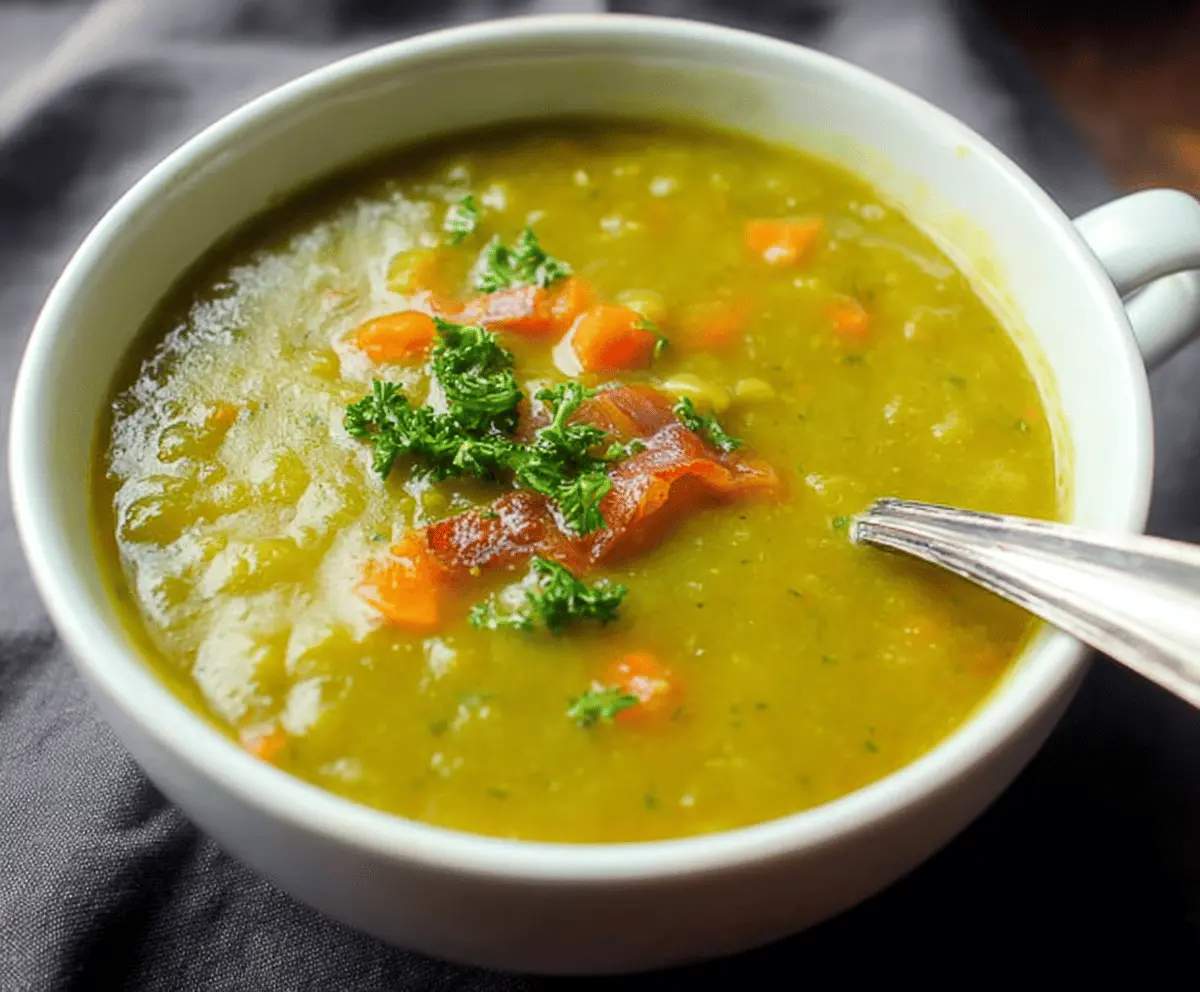 Easy Homemade Split Pea Soup Recipe for Cozy Comfort