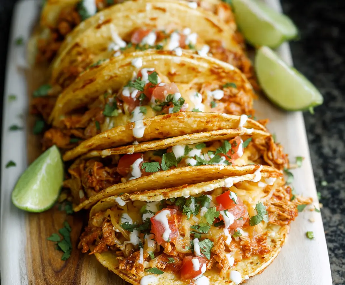 20-Minute Mini Baked Chicken Tacos