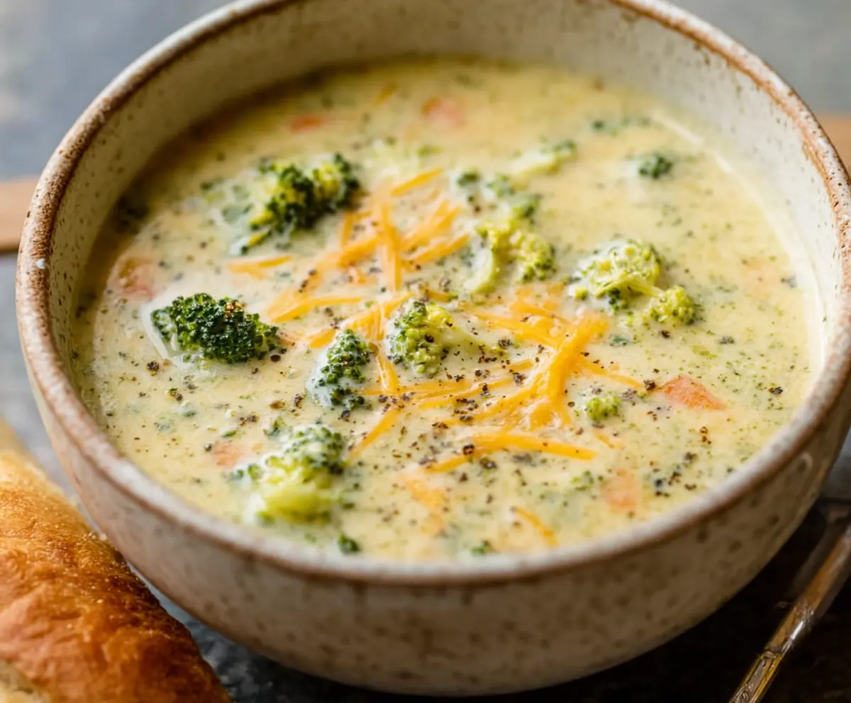 Easy Cheesy Broccoli Soup Recipe