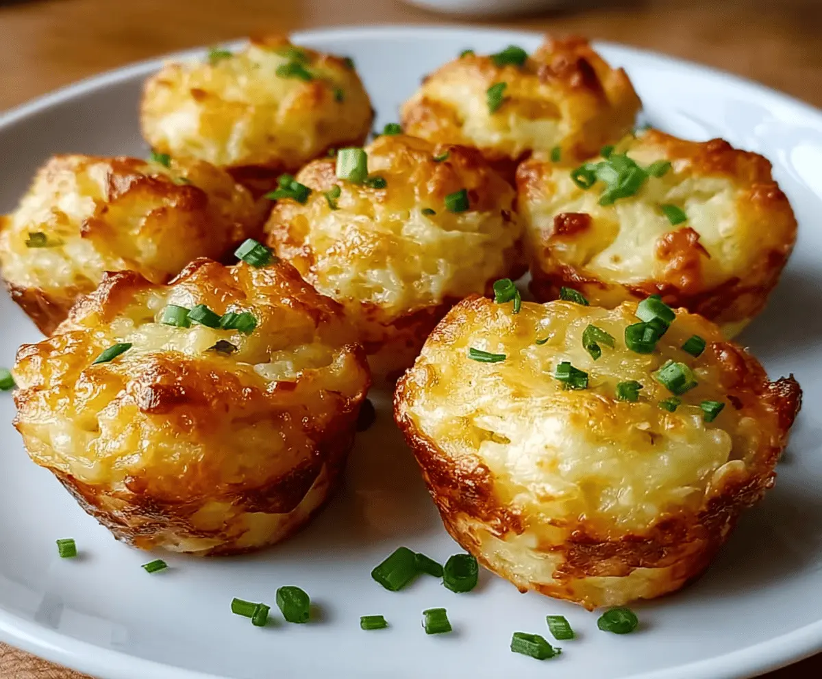 Easy Cheesy Mashed Potato Puffs