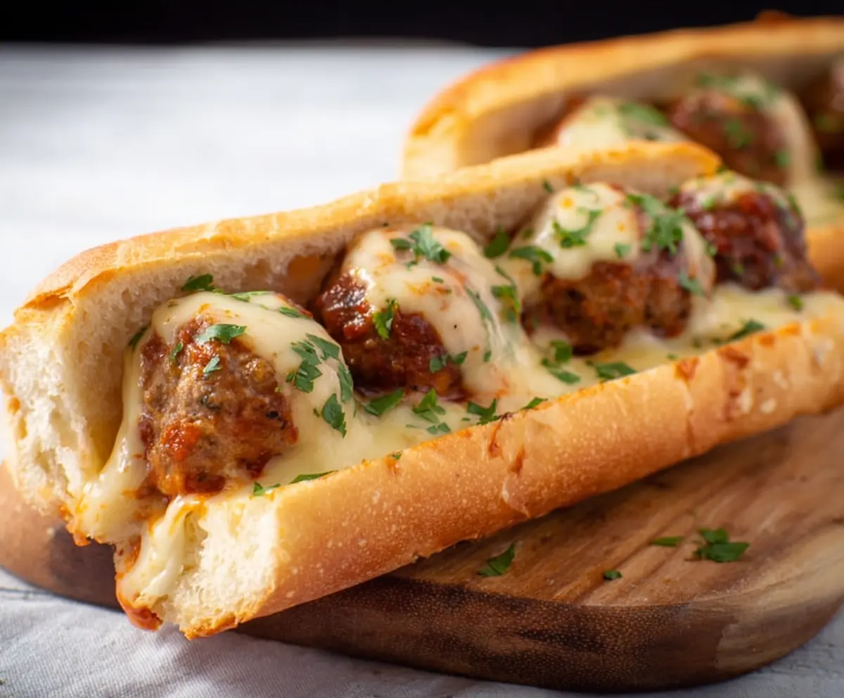Easy Cheesy Meatball Subs