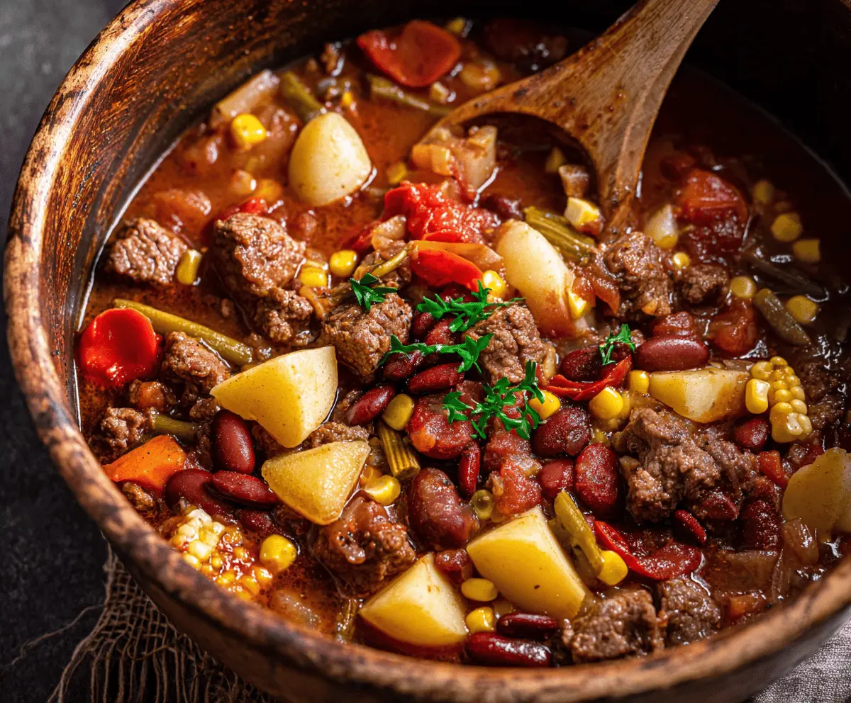 Hearty Cowboy Stew Recipe