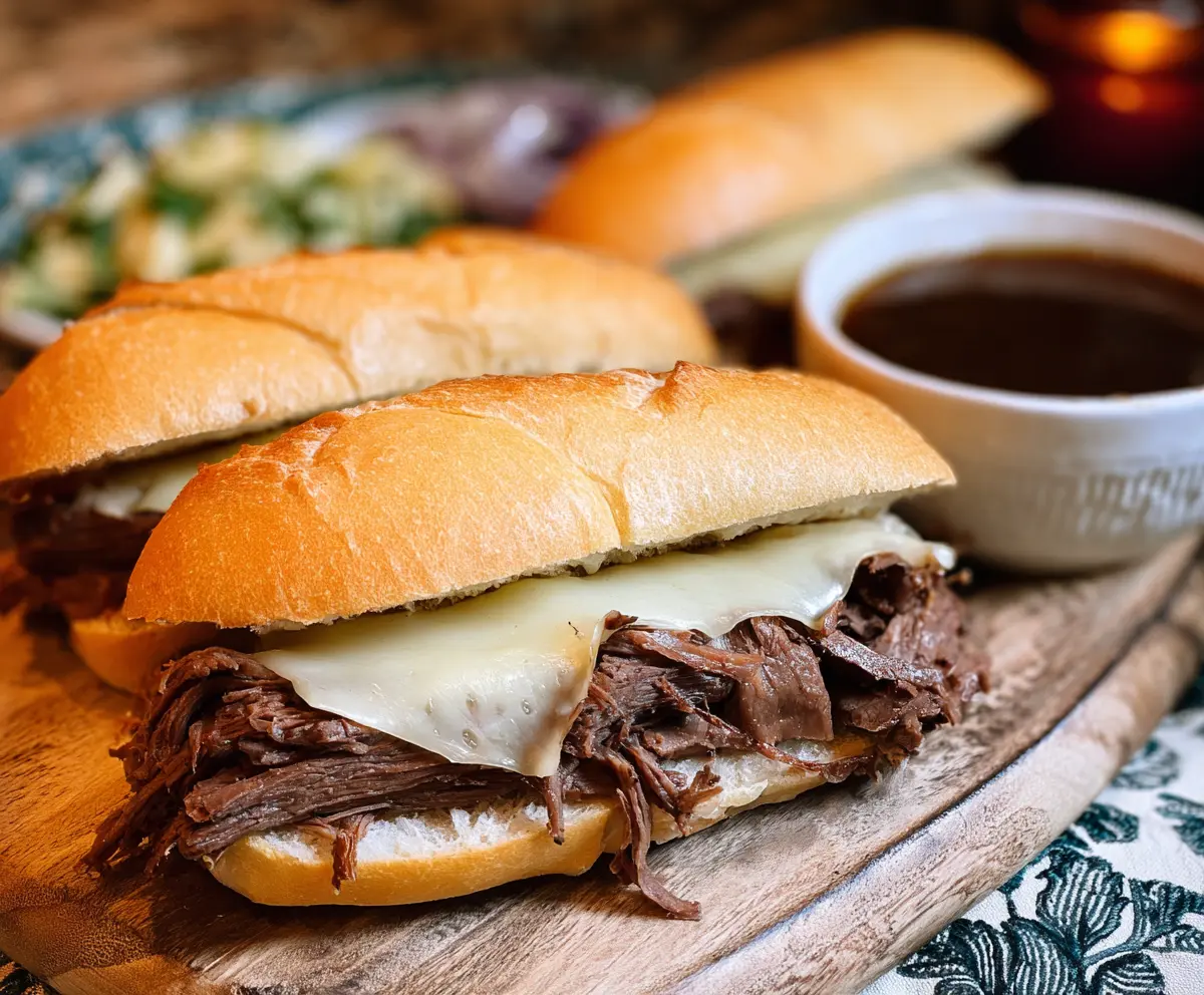 Crock-Pot French Dip Sandwiches