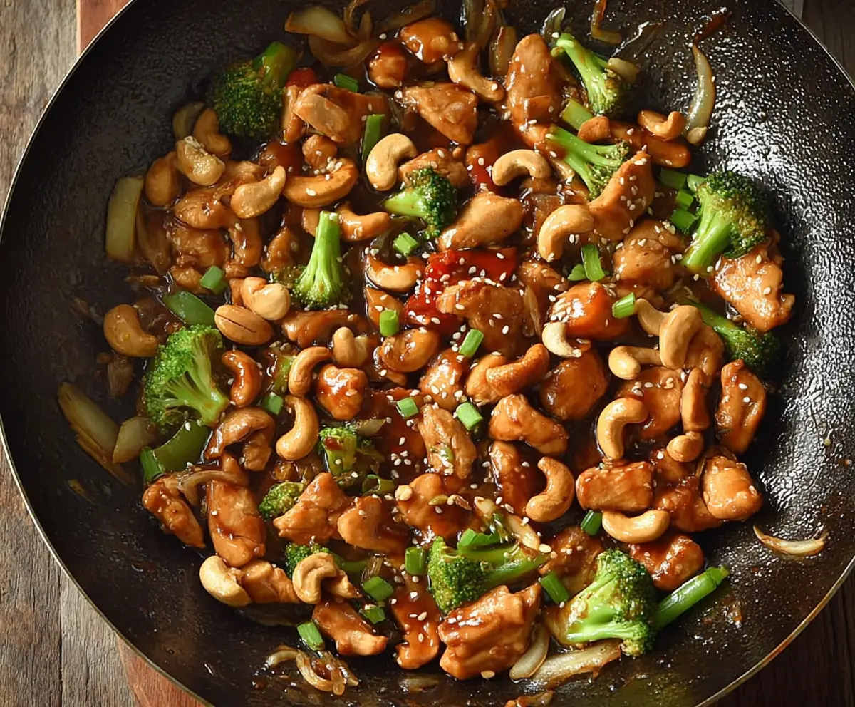 Authentic Cashew Chicken Made Easy