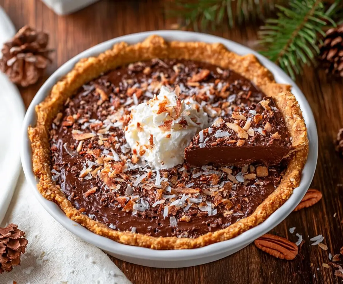 Easy No-Bake German Chocolate Pie