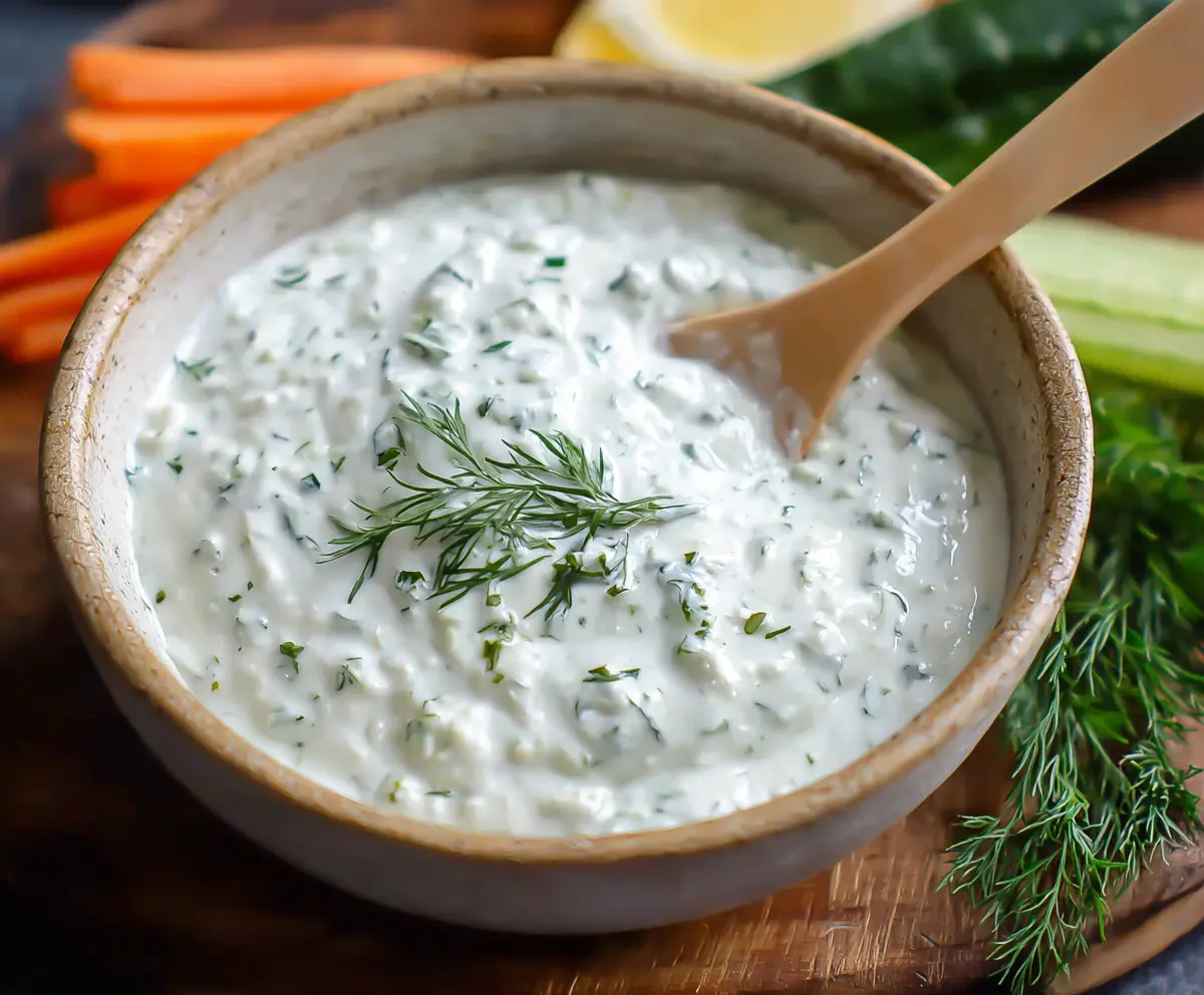 Easy Greek Yogurt Ranch Dip