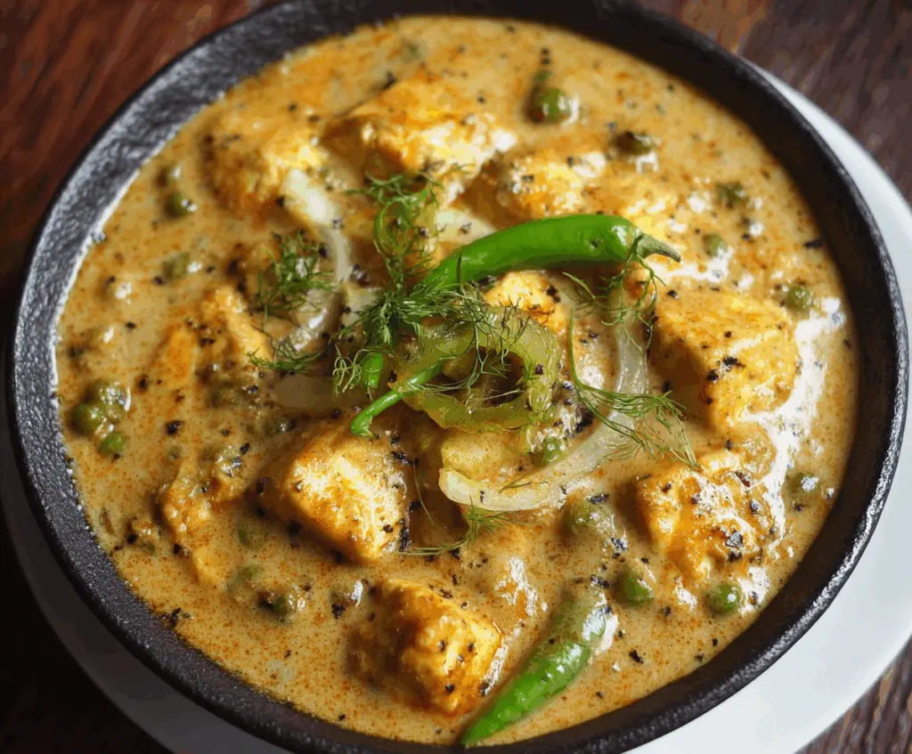 Nawabi Paneer Curry