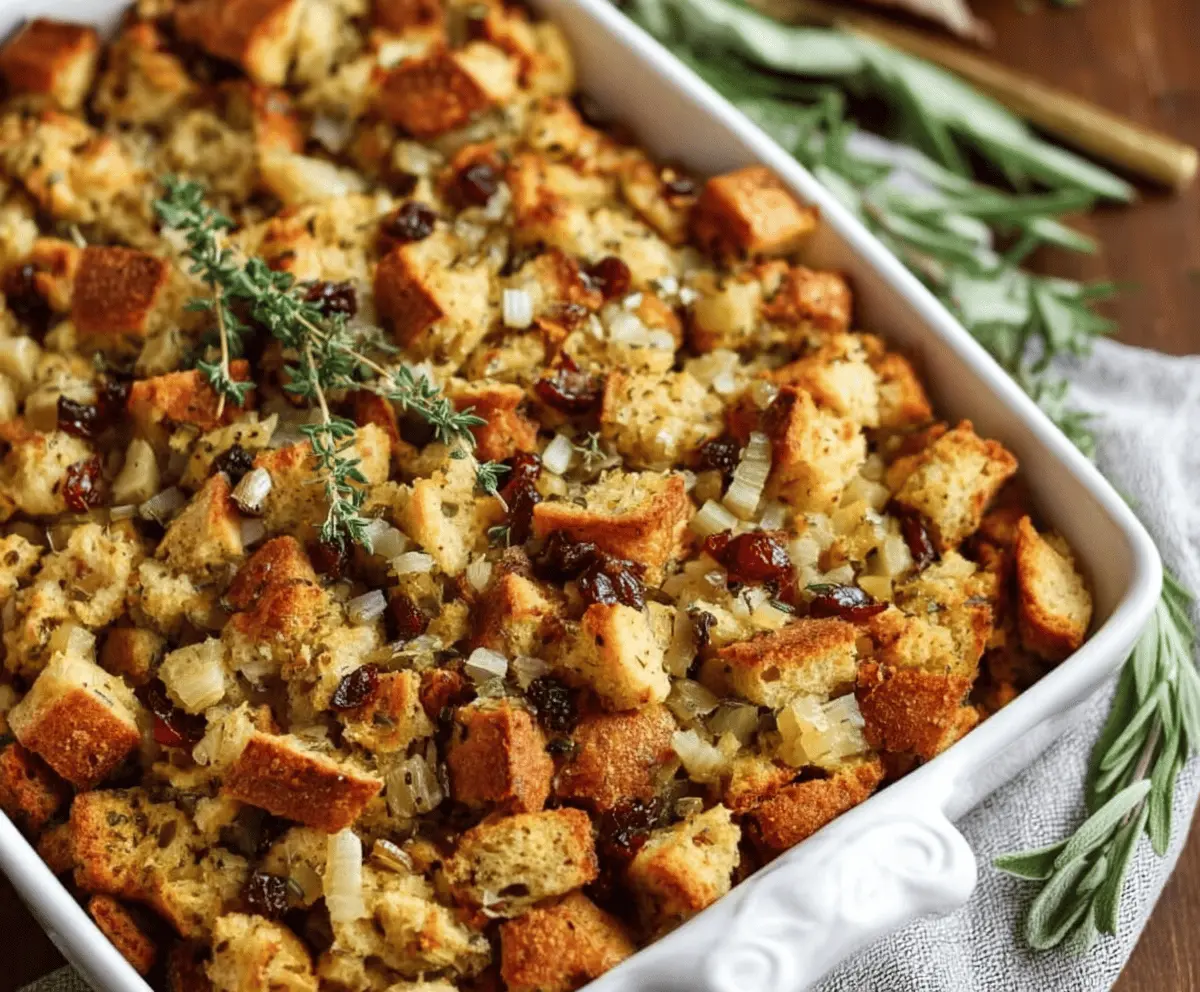 Easy Thanksgiving Stuffing Recipe