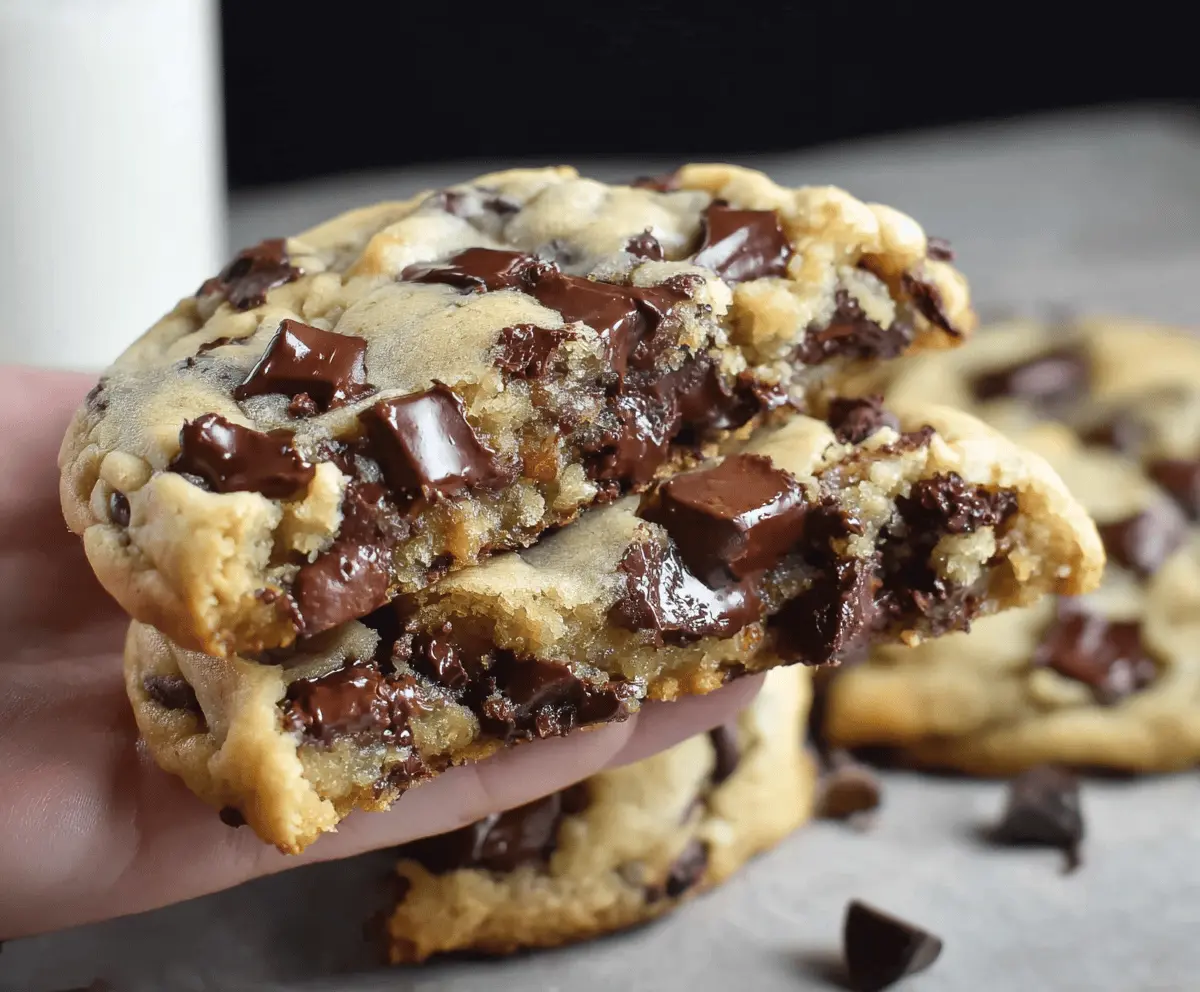 Ultra Thick Bakery Style Chocolate Chip Cookies