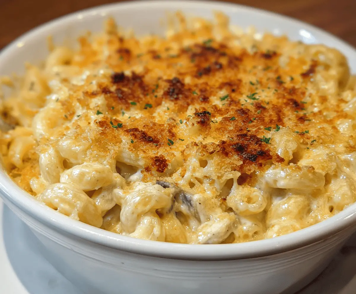 Creamy White Truffle Mac & Cheese