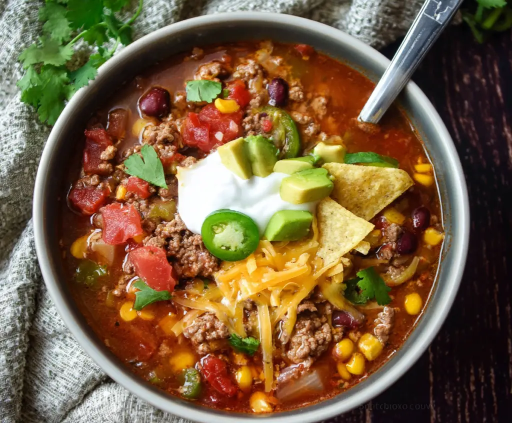 Bold And Hearty Taco Soup
