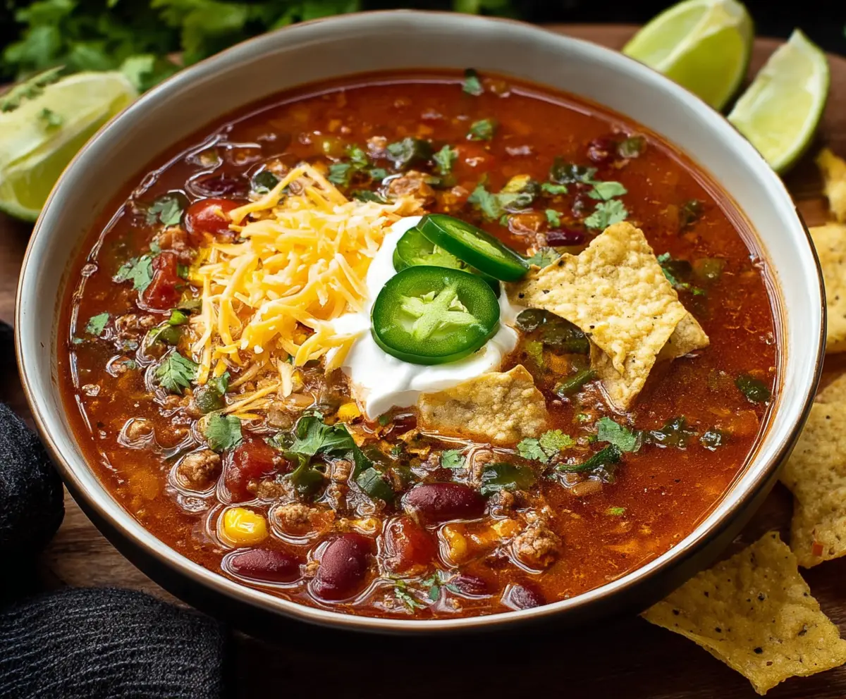 Hearty Bold Taco Soup Recipe