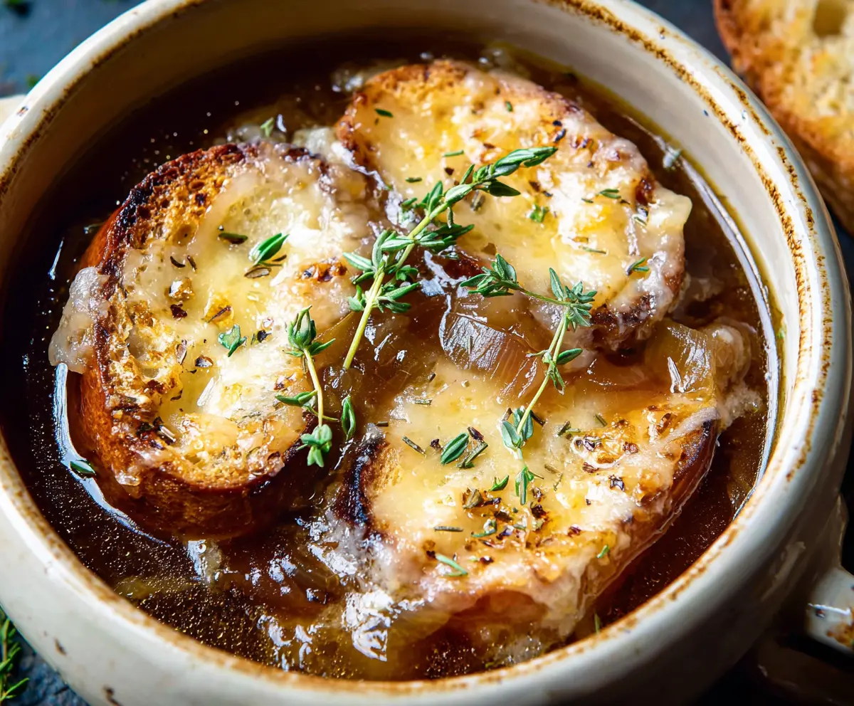 Easy Caramelized Onion Soup Recipe