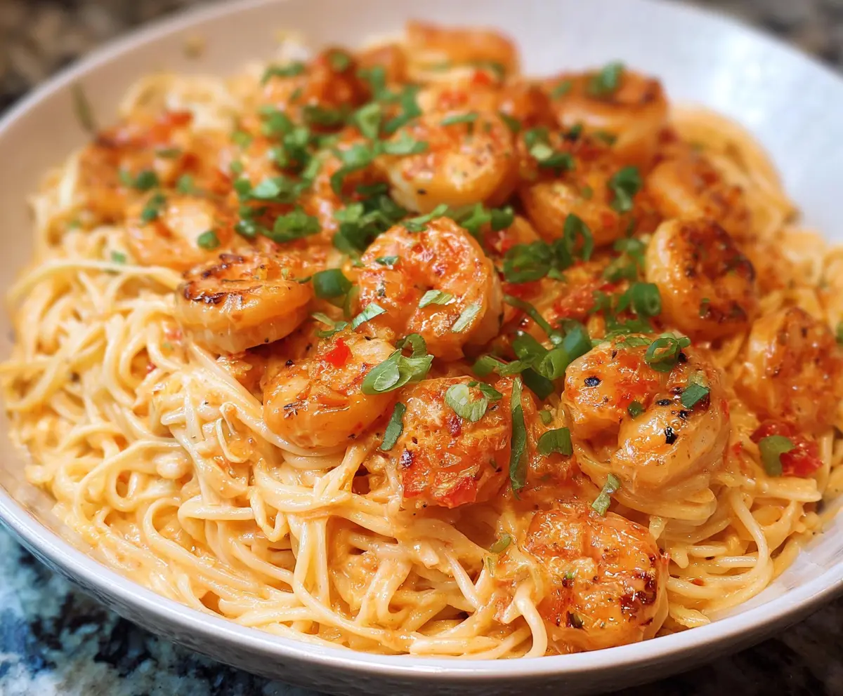 Easy Bang Bang Shrimp Pasta Recipe