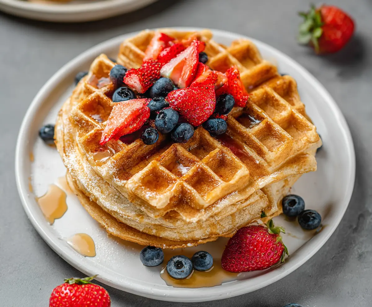 Easy Healthy Protein Waffles
