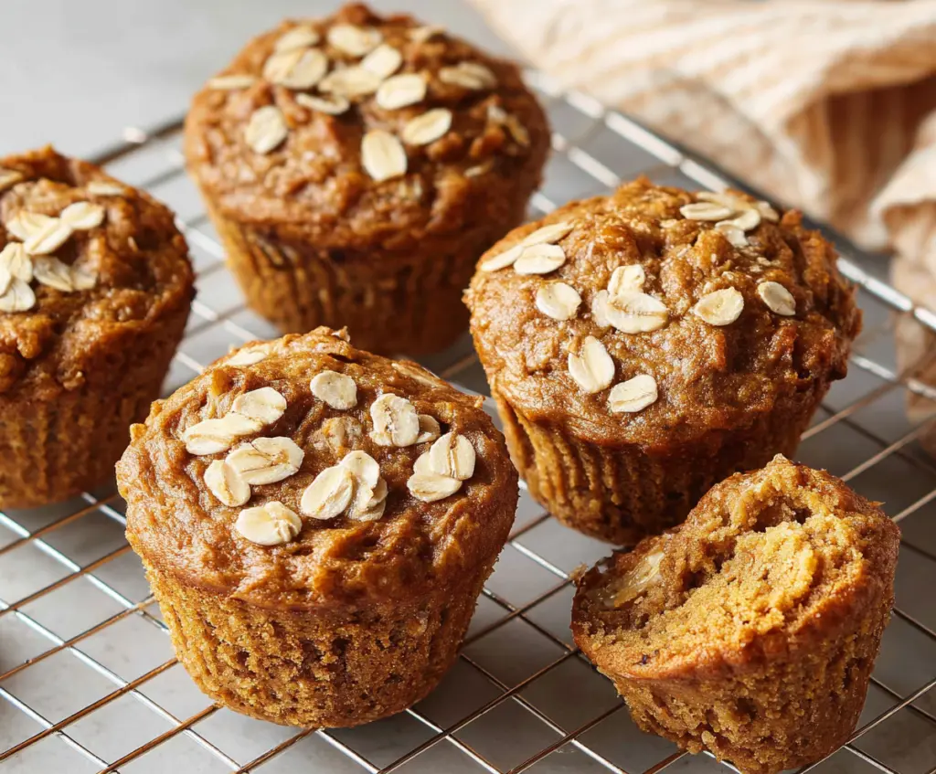 Healthy Banana Oatmeal Muffins (No Blender!)