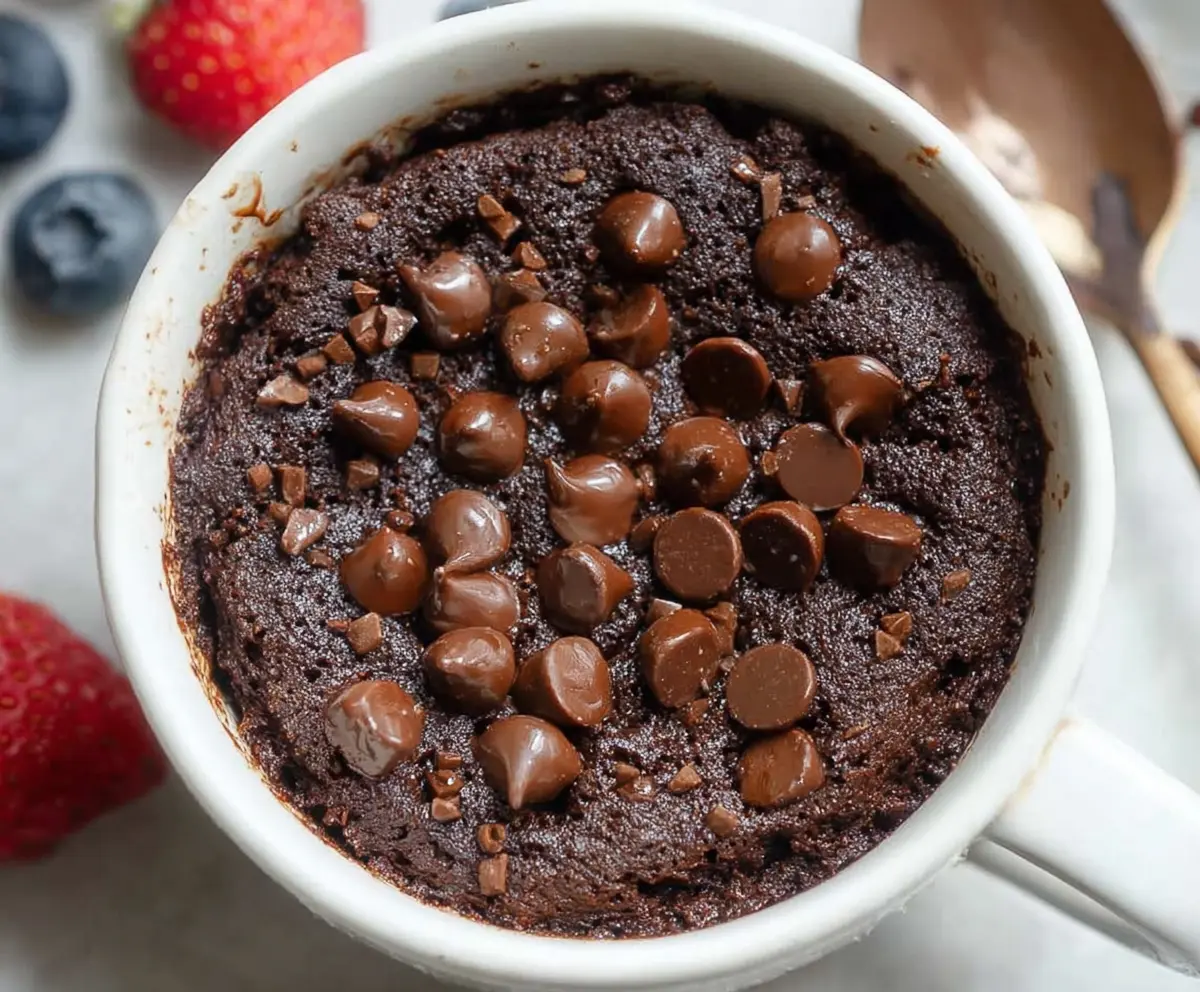 Quick Healthy Chocolate Mug Cake