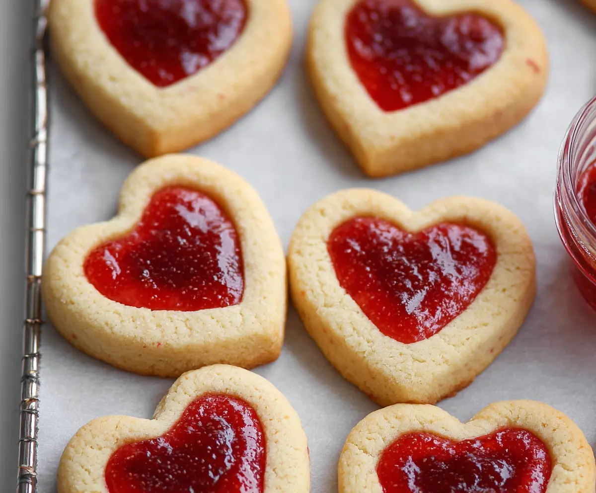 Heart Jam Valentine Cookies Recipe