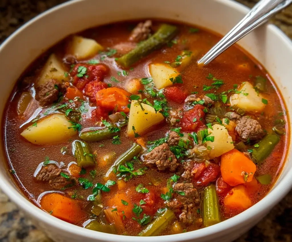 Hearty Veggie Beef Soup